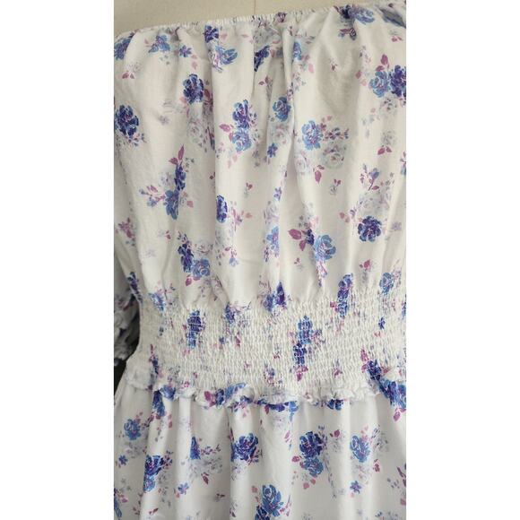 Loveshackfancy ×Target Cotton Tiered Midi Floral Dress Cottagecore Farmhouse 1X - Picture 7 of 8